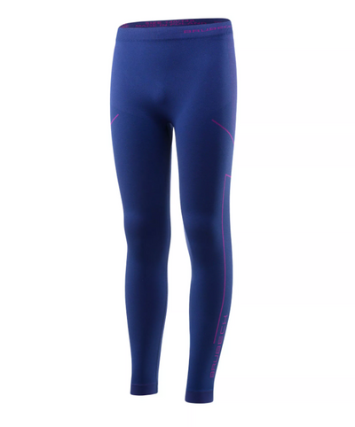 Legginsy junior Brubeck Thermo granatowy/fuksja