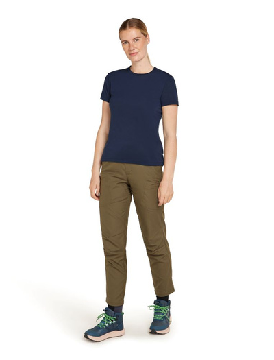 Koszulka damska z krótkim rękawem Icebreaker Core SS Tee granatowy