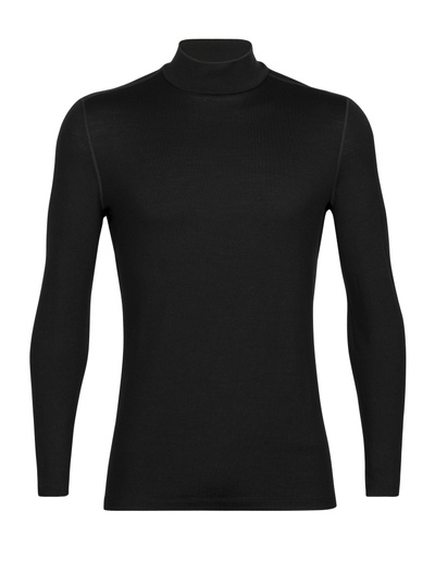 Koszulka męska Icebreaker 260 Tech LS Turtleneck BLACK