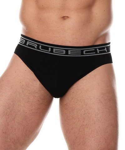 Majtki męskie slipy Brubeck classic COMFORT COTTON czarny