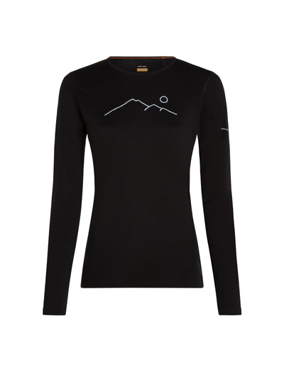 Koszulka damska z długim rękawem merino Icebreaker 200 Oasis LS SUMMIT