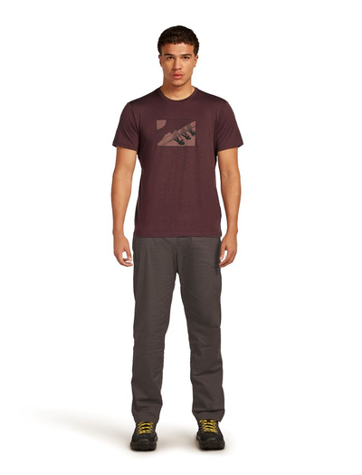 Koszulka męska z krótkim rękawem merino Icebreaker 150 Tech Lite SS Tee In The Wild