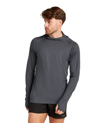 Koszulka męska ski touring Icebreaker 150 MerinoFine Ace LS Hoodie