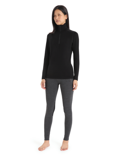 Koszulka damska z długim rękawem merino Icebreaker 260 Tech LS Half Zip 