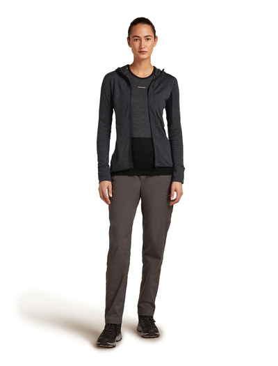 Damska bluza z kapturem merino Icebreaker 200 Realfleece Descender