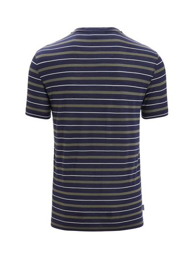 Koszulka męska z krótkim rękawem Icebreaker Merino Wave SS Tee Stripe
