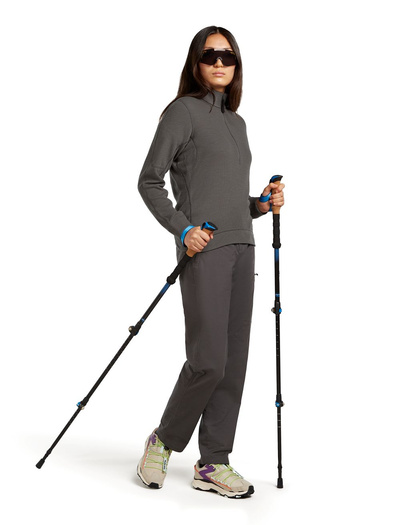 Bluza damska merino Icebreaker 260 Waffle Knit Wander LS Half Zip
