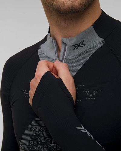 Koszulka męska z długim rękawem X-Bionic Energy Accumulator zip LIGHT4.0