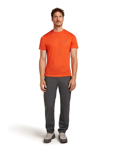 Koszulka męska z krótkim rękawem merino Icebreaker 125 Cool-Lite Sphere SS Tee Trail