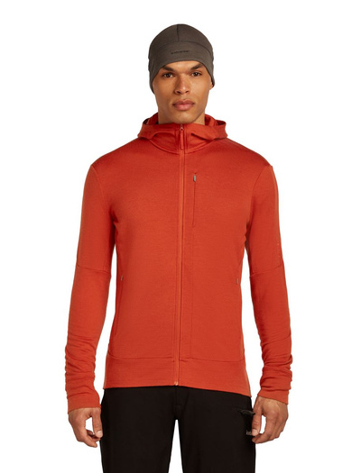 Bluza męska z kapturem merino Icebreaker 260 Quantum LS Zip