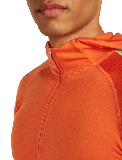 Bluza męska z kapturem Icebreaker Merino 200 Oasis+ LS Half Zip Hoodie