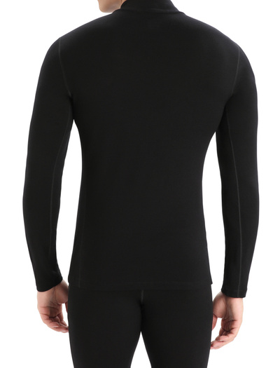Koszulka męska Icebreaker 260 Tech LS Turtleneck BLACK