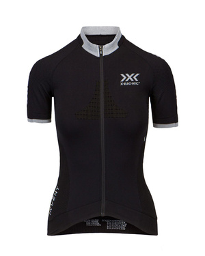 Koszulka damska z krótkim rękawem X-BIONIC INVENT 4.0 BIKE RACE ZIP