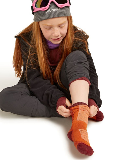 Skarpety narciarskie dziecięce merino Icebreaker Medium