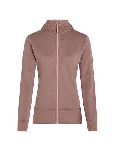 Bluza damska merino Icebreaker 260 Quantum IV LS Zip Hoodie