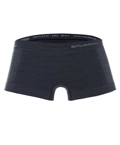Majtki damskie bokserki Brubeck merino COMFORT WOOL jesnsowy
