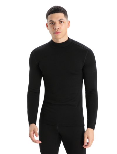 Koszulka męska Icebreaker 260 Tech LS Turtleneck BLACK