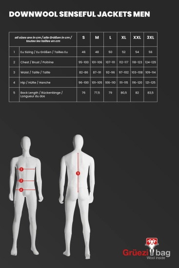 Kurtka puchowo-wełniana męska Gruezi Senseful DownWool Jacket