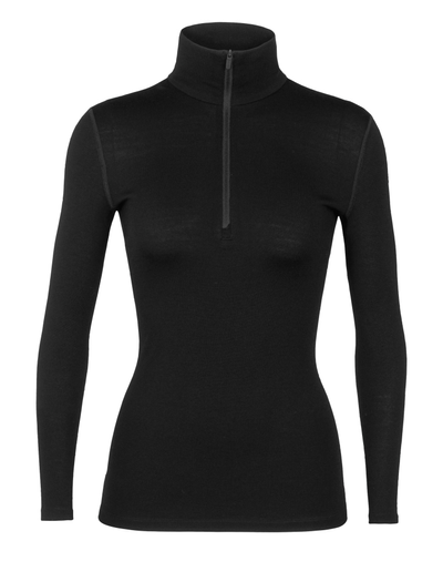 Koszulka damska z długim rękawem merino Icebreaker 260 Tech LS Half Zip 