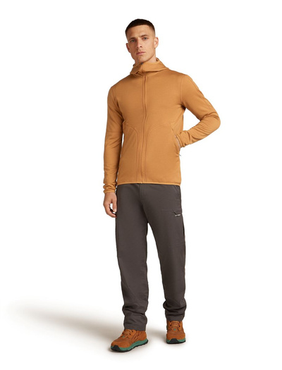 Bluza męska z kapturem merino Icebreaker 560 RealFleece Elemental LS Zip
