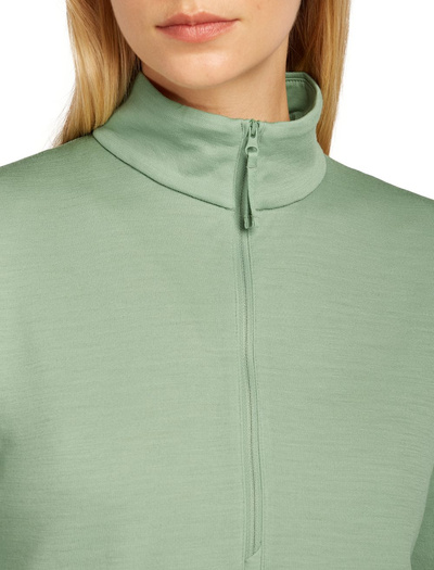 Bluza damska merino Icebreaker 360 Realfleece Elem LS Half Zip
