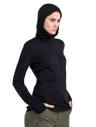 Bluza damska merino Icebreaker 260 Quantum IV LS Zip Hoodie