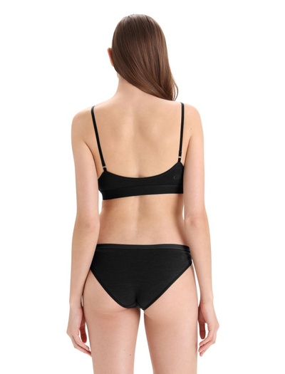 Biustonosz Icebreaker merino 150 Siren Bra BLACK