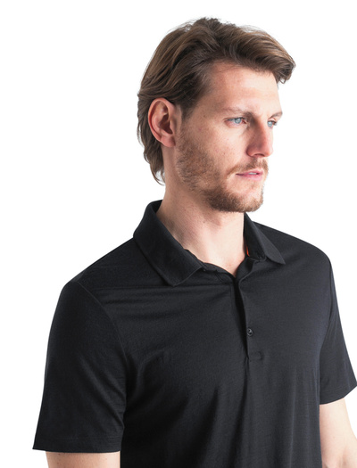 Koszulka męska z krótkim rękawem merino Icebreaker 150 Tech Lite SS Polo
