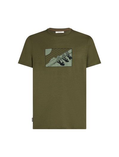 Koszulka męska z krótkim rękawem merino Icebreaker 150 Tech Lite SS Tee In The Wild