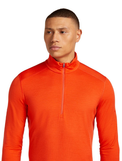 Koszulka męska z długim rękawem merino Icebreaker 200 Oasis LS Half Zip