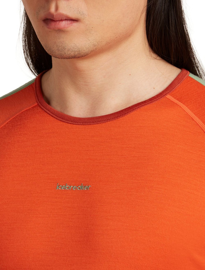 Koszulka męska narciarska merino Icebreaker Merino 200 Oasis+ LS Crewe