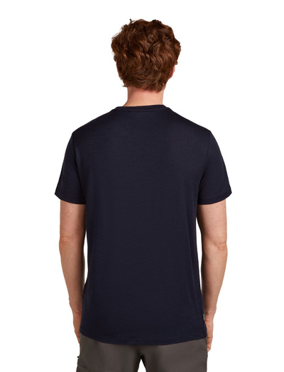 Koszulka męska z krótkim rękawem merino Icebreaker 150 Tech Lite SS Tee Mountain Pulse