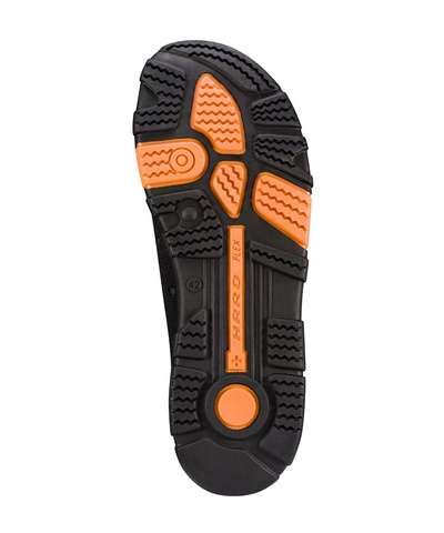 Buty turystyczne męskie Brubeck TREK MERINO - czarny/pomarańczowy
