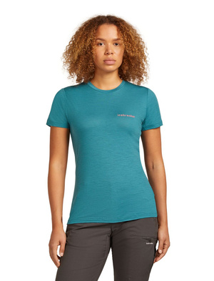 Koszulka damska z krótkim rękawem merino Icebreaker 150 Tech Lite III SS icebreaker