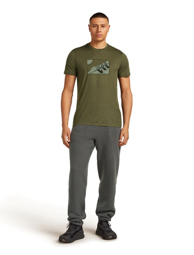 Koszulka męska z krótkim rękawem merino Icebreaker 150 Tech Lite SS Tee In The Wild
