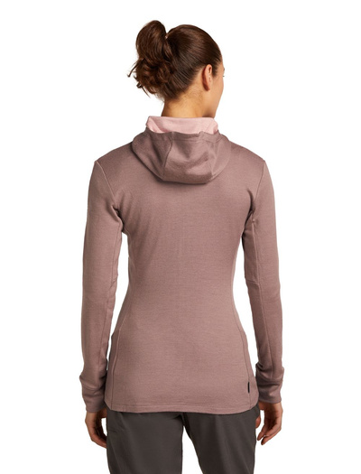 Bluza damska merino Icebreaker 260 Quantum IV LS Zip Hoodie