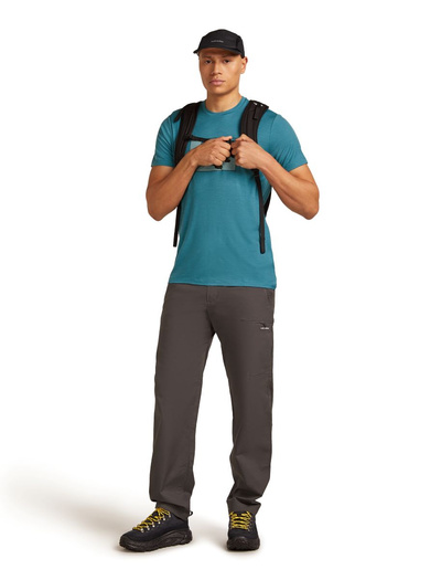 Koszulka męska z krótkim rękawem merino Icebreaker 150 Tech Lite SS Tee In The Wild