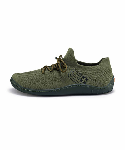 Buty minimalistyczne damskie Brubeck Barefoot MERINO - khaki