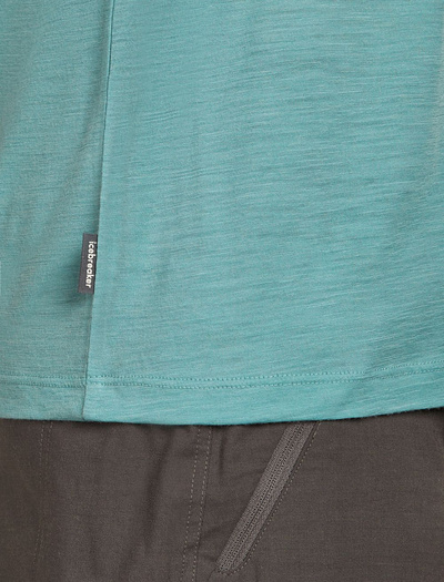 Koszulka męska z krótkim rękawem merino Icebreaker 150 Tech Lite SS Tee The Peaks