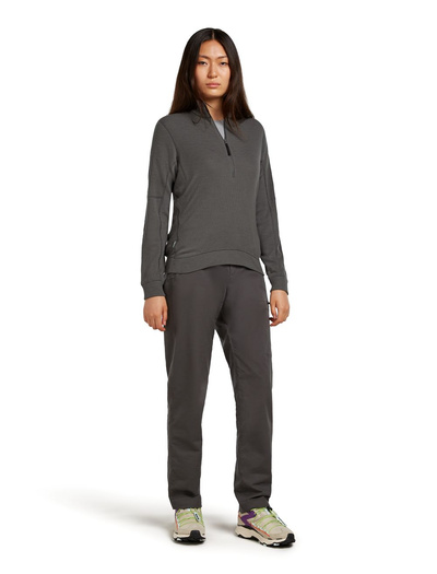 Bluza damska merino Icebreaker 260 Waffle Knit Wander LS Half Zip