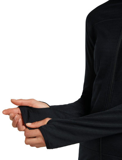 Damska bluza merino Icebreaker 300 RealFleece Descender LS Zip