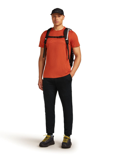 Koszulka męska z krótkim rękawem merino Icebreaker 150 Tech Lite SS Tee Mountain Pulse