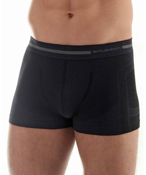 Majtki męskie bokserki Brubeck merino COMFORT WOOL czarny