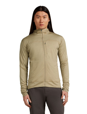 Bluza męska z kapturem merino Icebreaker 300 RealFleece Descender LS Zip