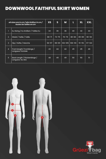 Spódnica puchowo-wełniana Gruezi Faithful DownWool Skirt W