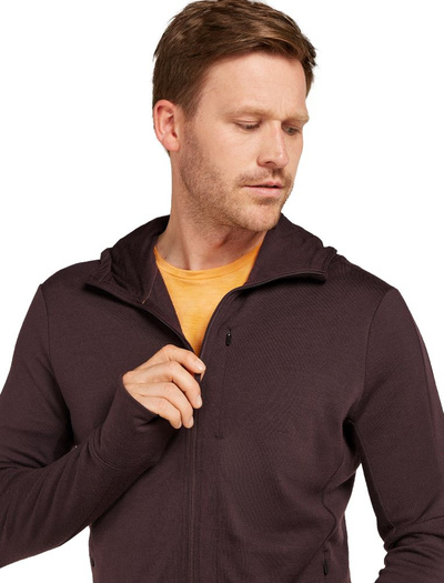 Bluza męska Icebreaker 260 Quantum IV LS Zip Hoodie