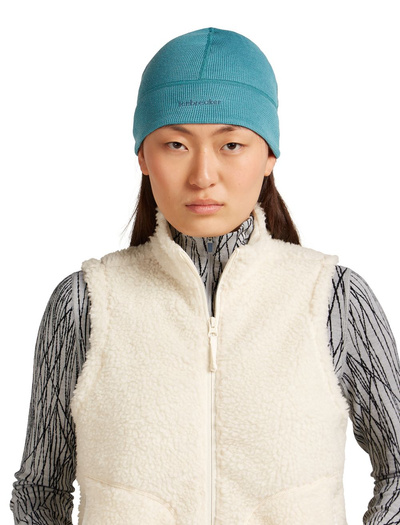 Czapka merino Icebreaker unisex 260 Waffle Knit Rever Beanie