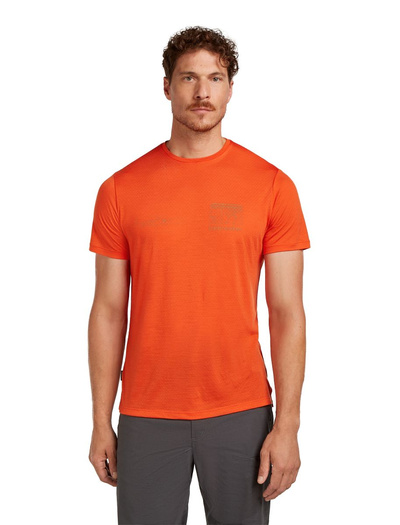 Koszulka męska z krótkim rękawem merino Icebreaker 125 Cool-Lite Sphere SS Tee Trail