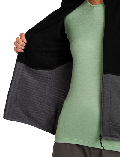 Damska bluza Icebreaker 400 RealFleece Descender LS ZIP