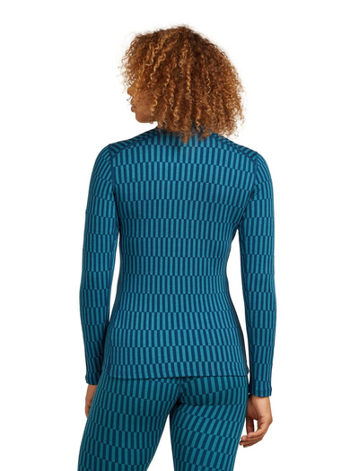 Koszulka narciarska damska z długim rękawem merino Icebreaker 260 Vertex LS Half Zip